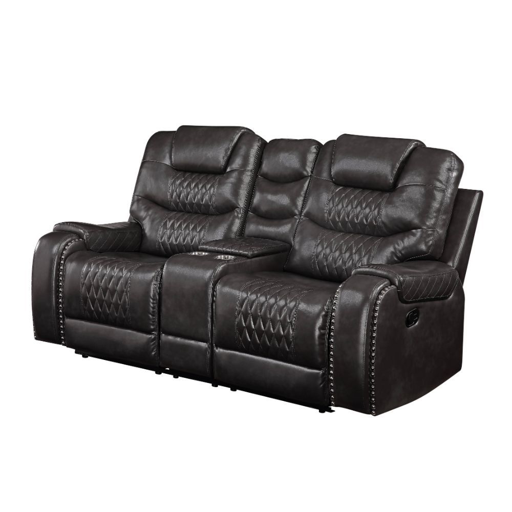 ACME Braylon Recliner Magnetite PU