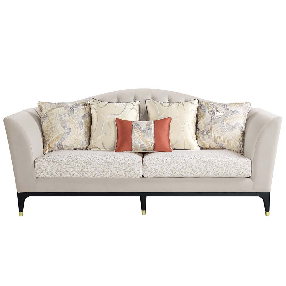 ACME Furniture Tayden Sofa Beige Velvet