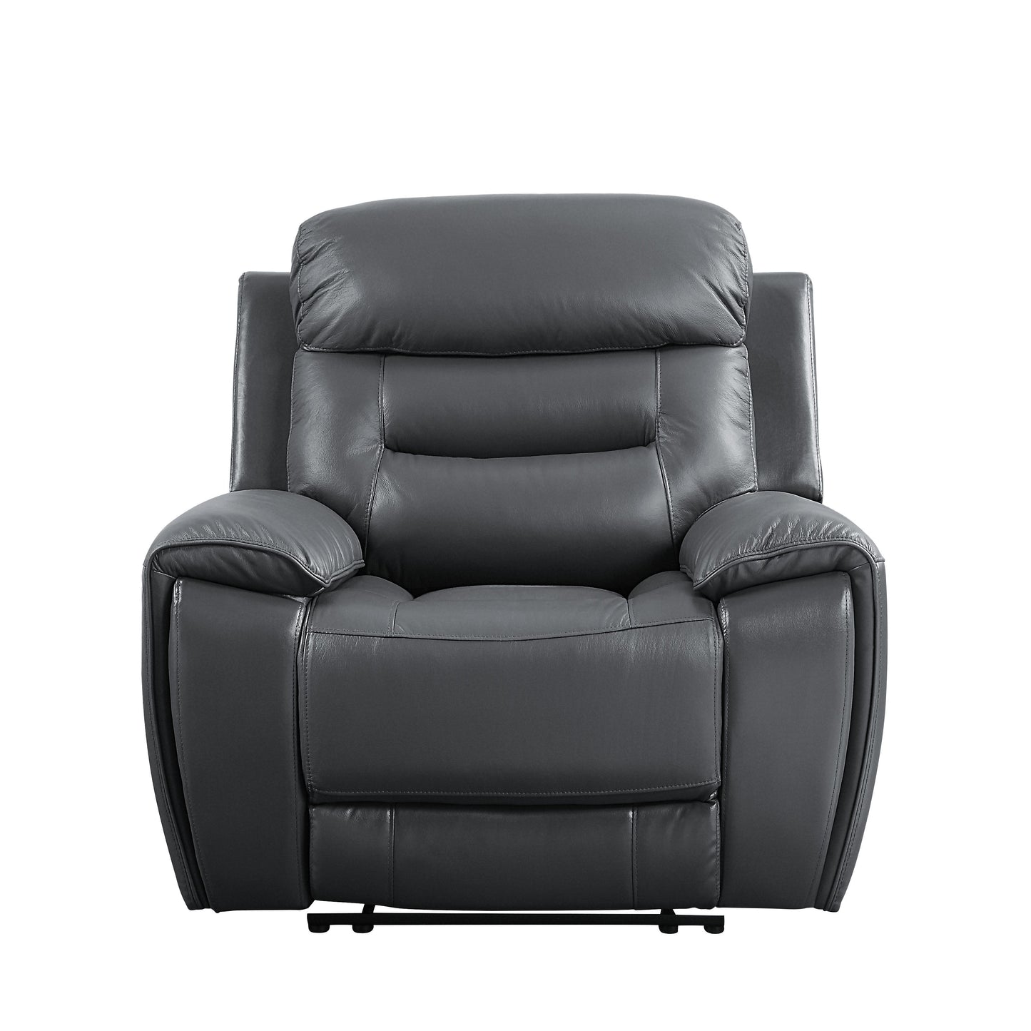 ACME Lamruil Recliner Gray Top Grain Leather