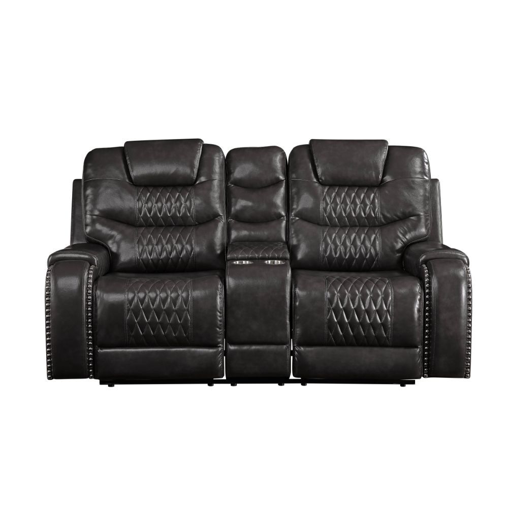 ACME Braylon Recliner Magnetite PU