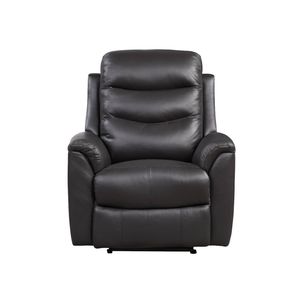 ACME Ava Recliner (Power Motion), Brown Top Grain Leather Match