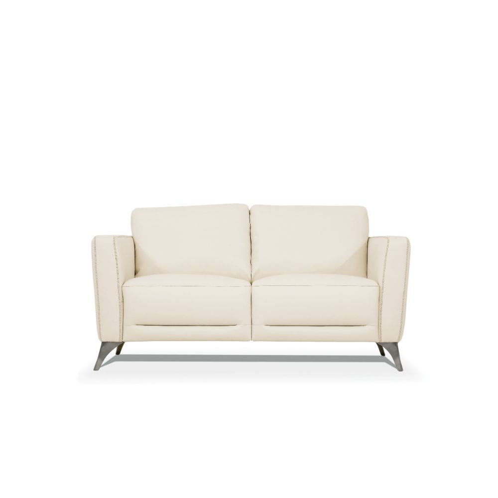 ACME Malaga Loveseat Cream Leather