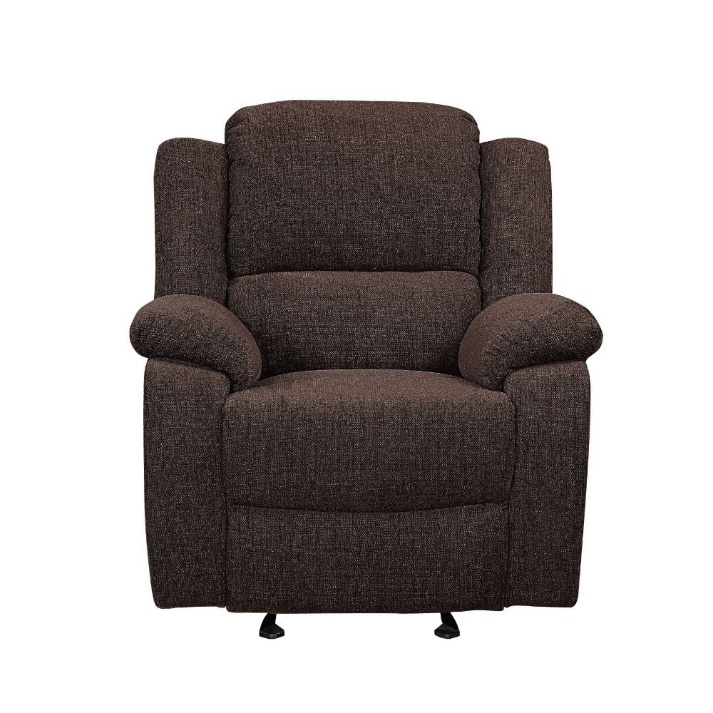 ACME Madden Glider Recliner Brown Chenille