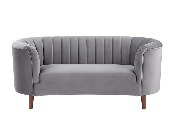 ACME Millephri Loveseat Gray Velvet