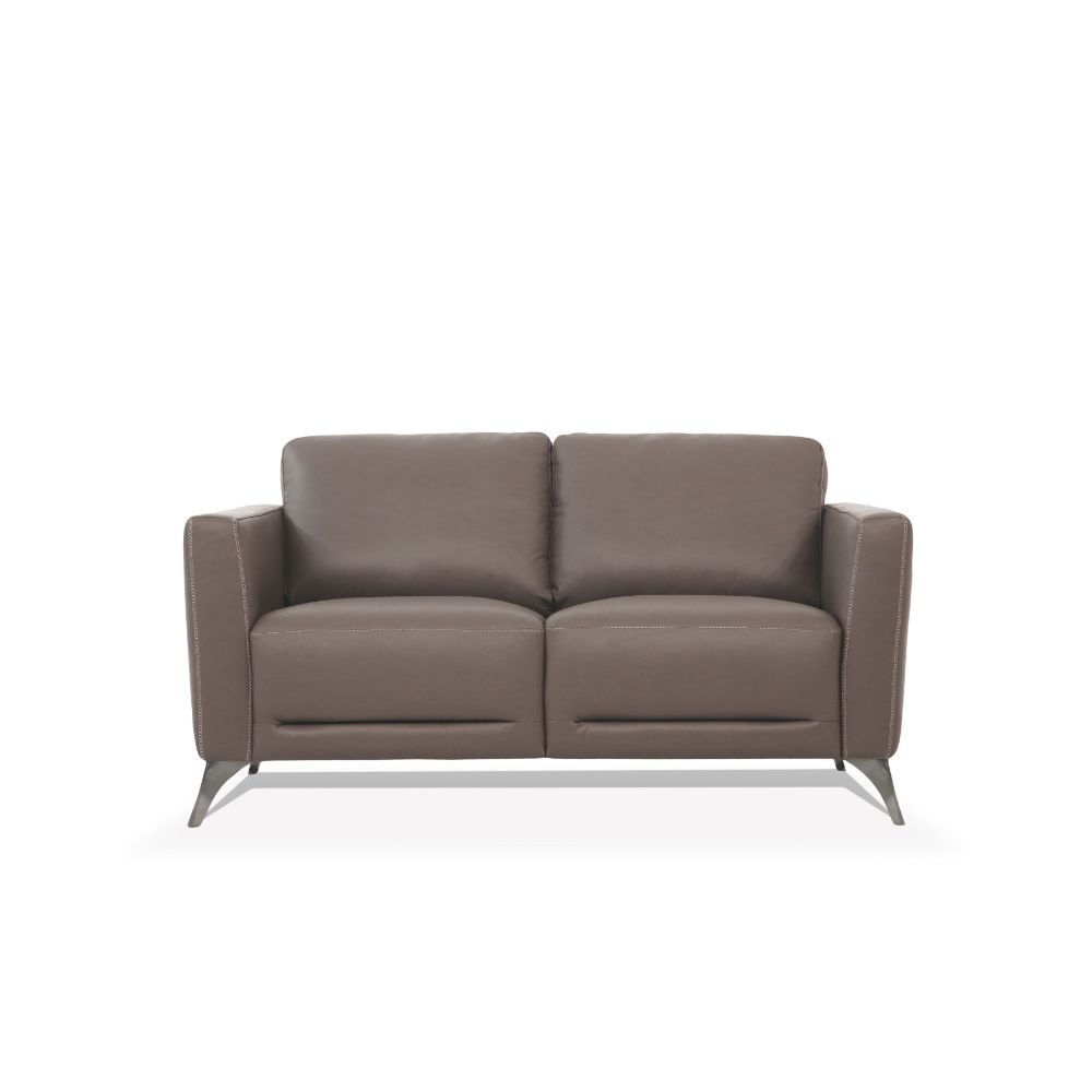 ACME Malaga Loveseat Taupe Leather