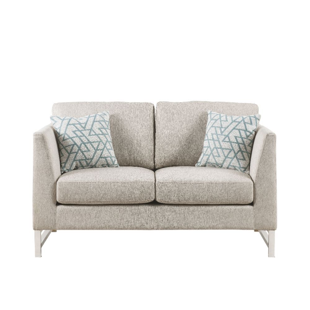 ACME Varali Loveseat Beige Linen