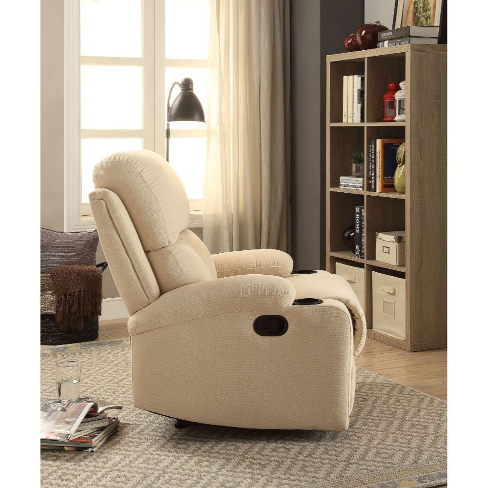 ACME Rosia Recliner Beige Velvet