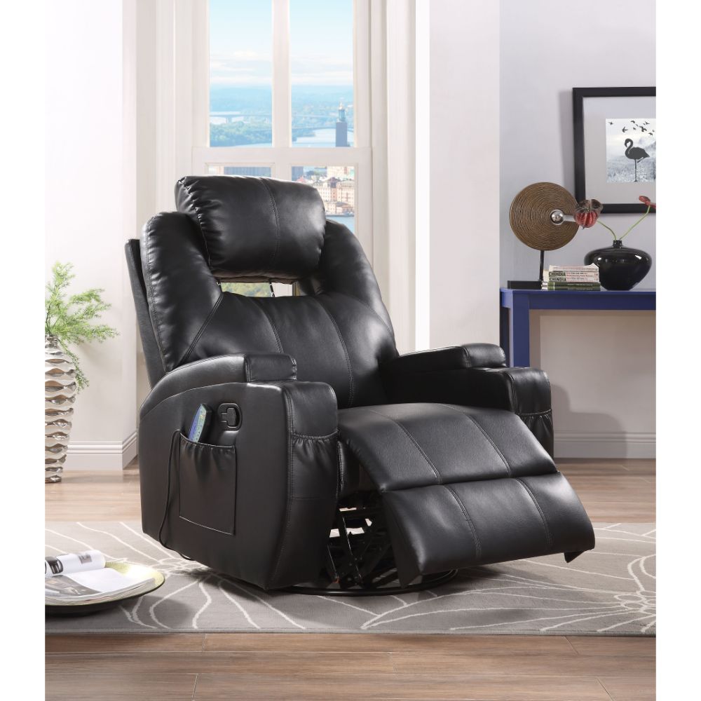 ACME Waterlily Rocker Recliner Black PU