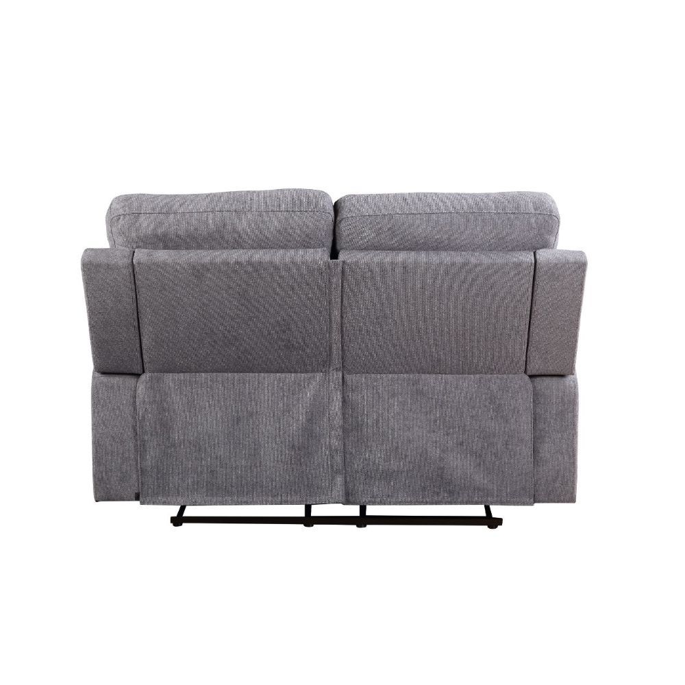 ACME Livino Loveseat Gray Fabric