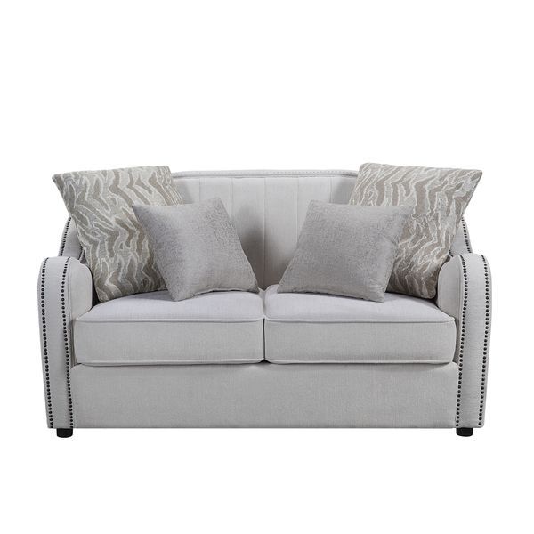 ACME Mahler Loveseat Beige Linen