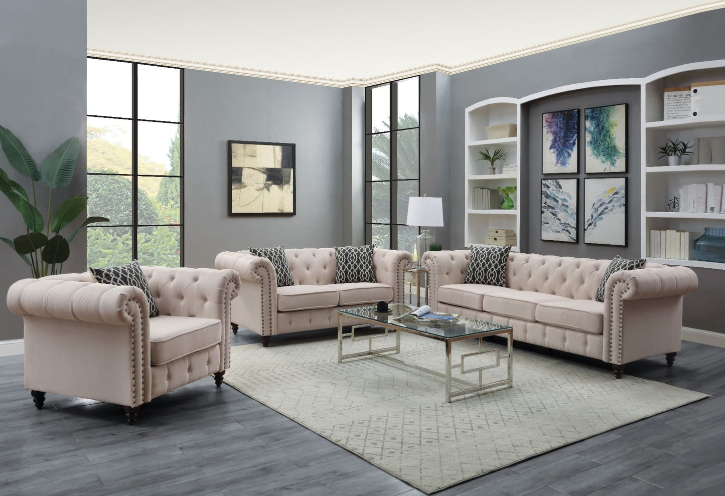 ACME Aurelia 67" Loveseat