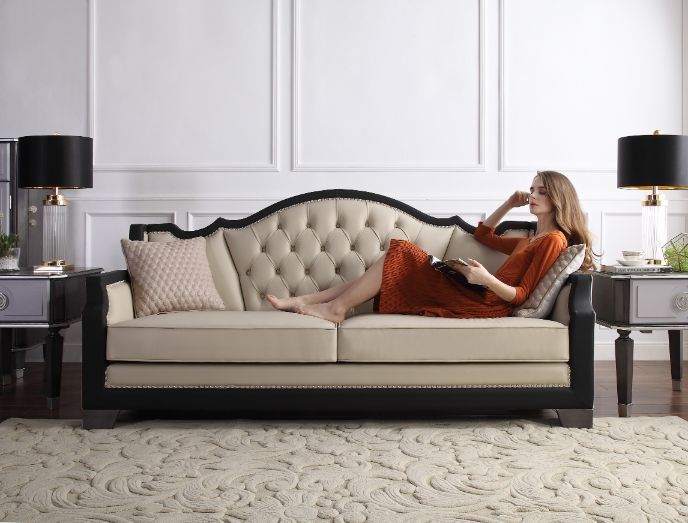 ACME Furniture House Beatrice Beige Loveseat