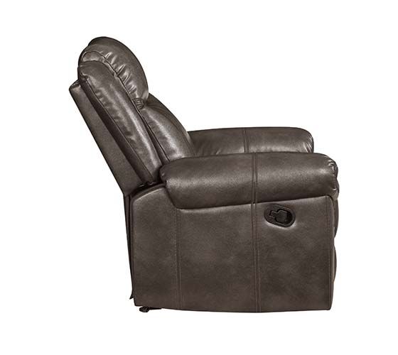 ACME Lydia Glider Recliner Brown Leather Aire