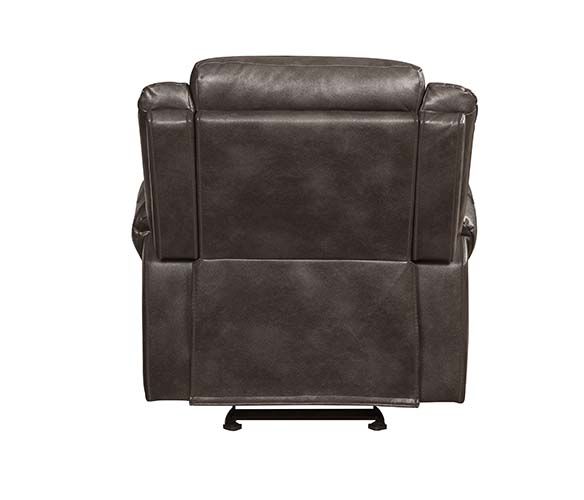 ACME Lydia Glider Recliner Brown Leather Aire