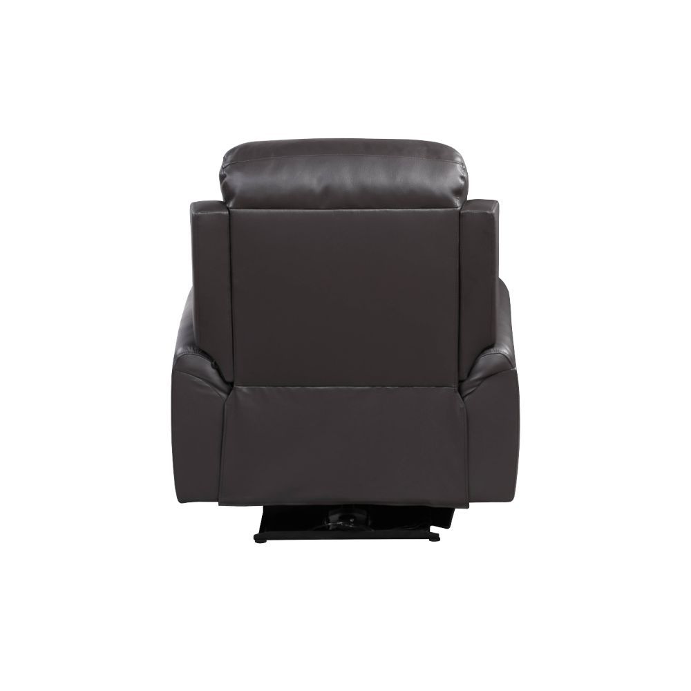 ACME Ava Recliner (Power Motion), Brown Top Grain Leather Match