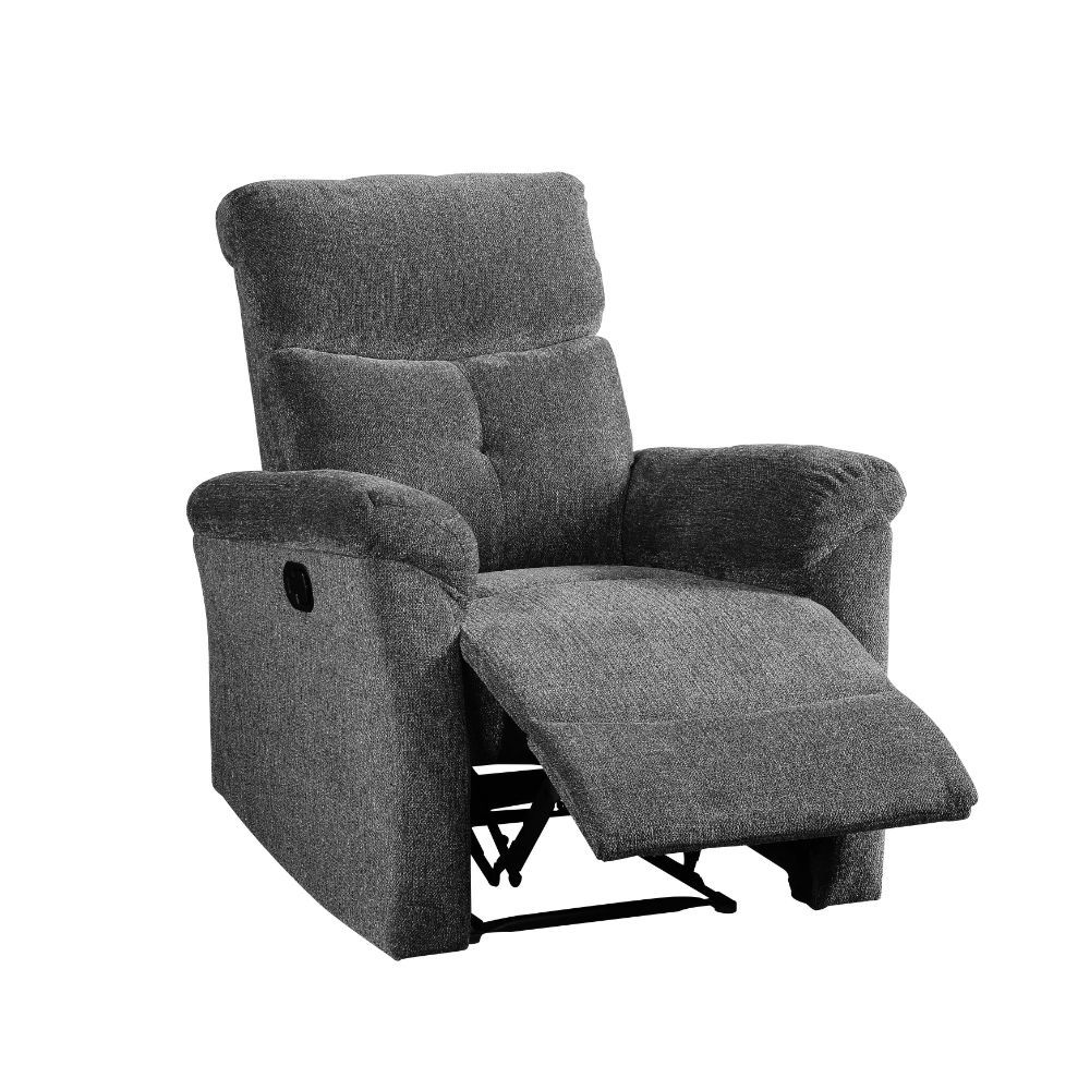 ACME Treyton Recliner Gray Chenille