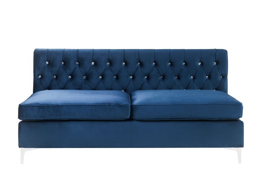 ACME Furniture Jaszira Sofa, Blue Velvet
