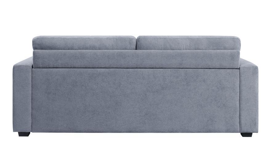 Acme Gray Linen Rogyne Sofa  Furniture