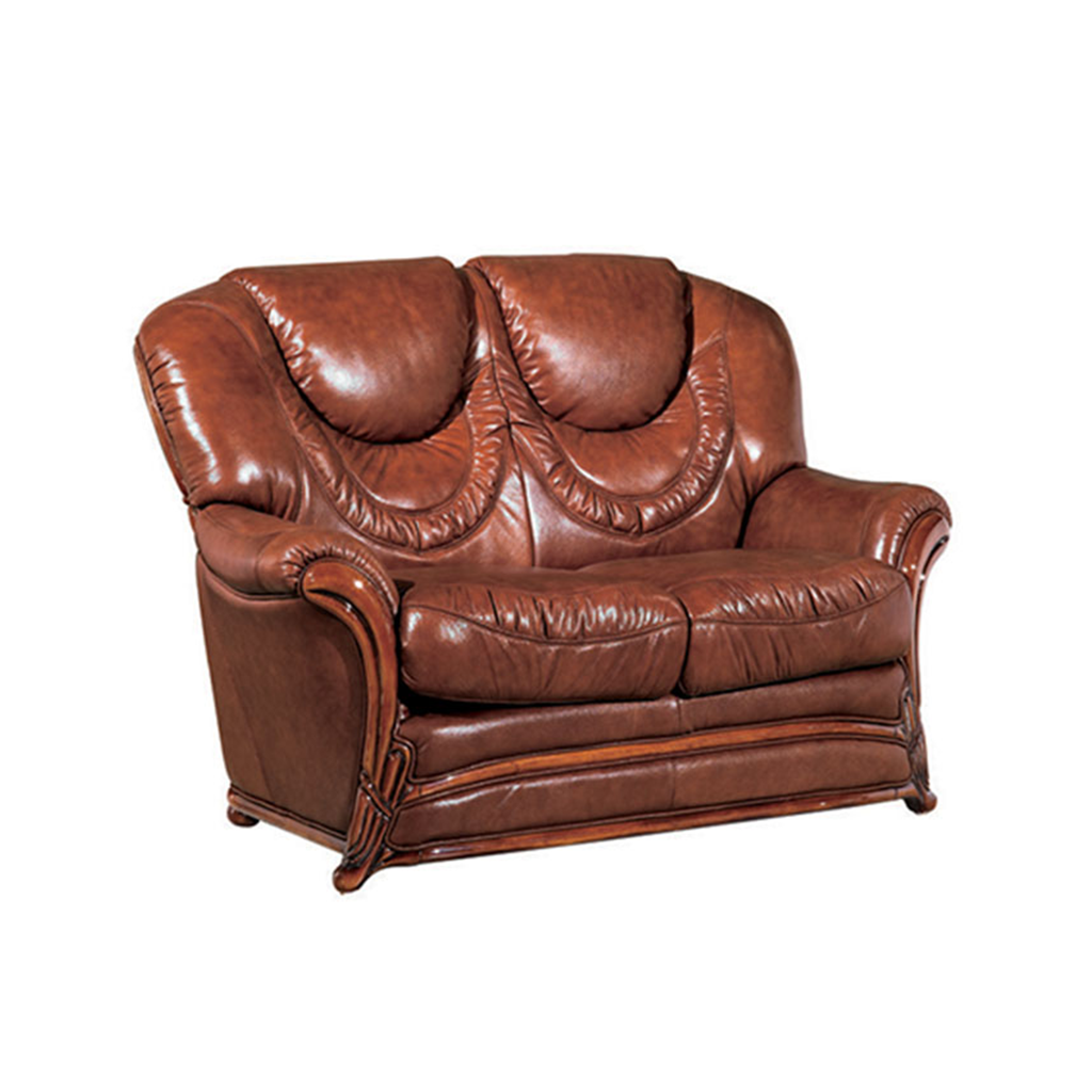 ESF 67 Italian Leather Sleeper Sofa SET