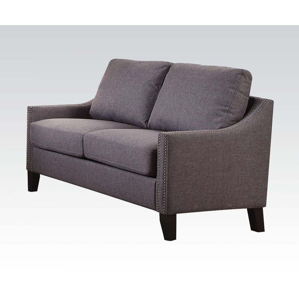 ACME Zapata Loveseat Gray Linen