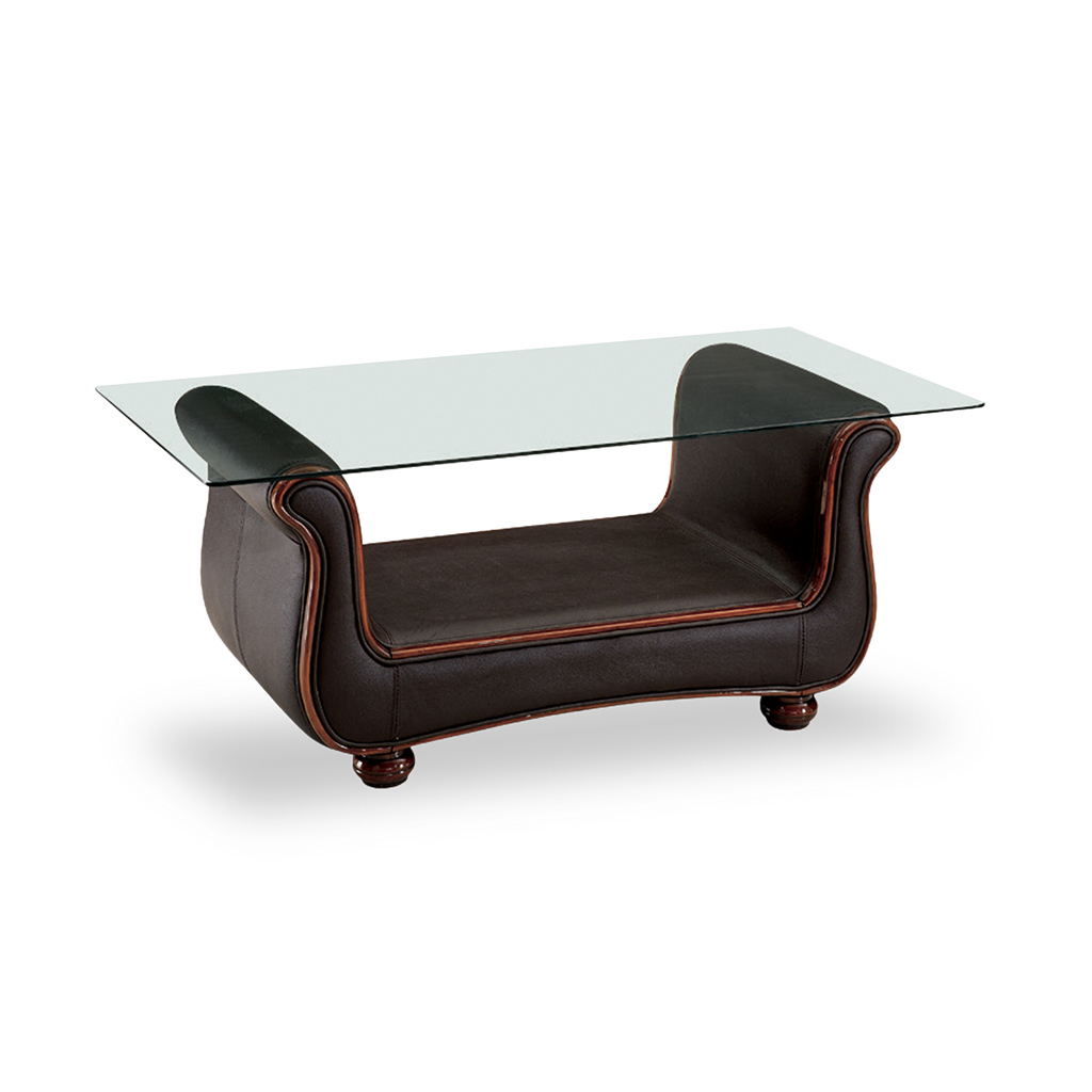 ESF 262 Dark Brown Full Leather Sofa Bed