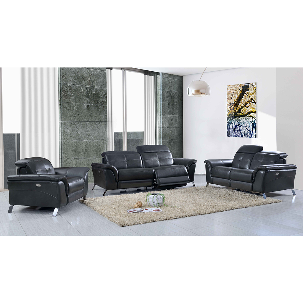 ESF 2619 Top Grain Leather Sofa with Electric Recliners