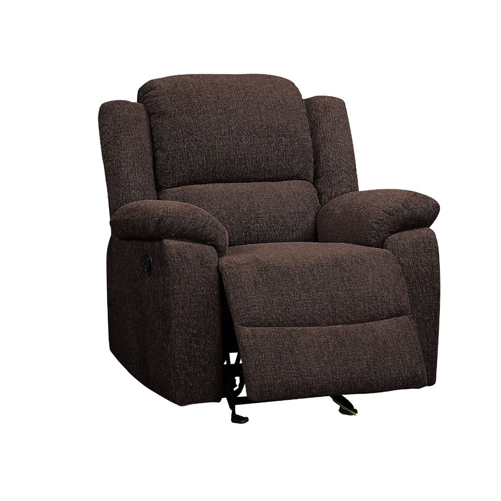 ACME Madden Glider Recliner Brown Chenille