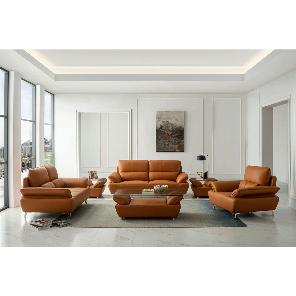 ESF New 1810 Orange Living Room Furniture Set