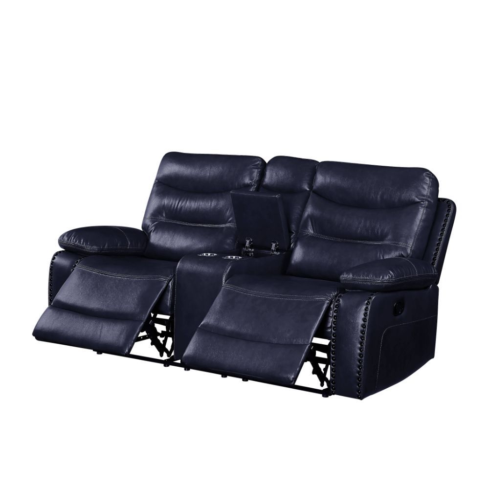 ACME Aashi Loveseat w/Console Leather-Gel Match