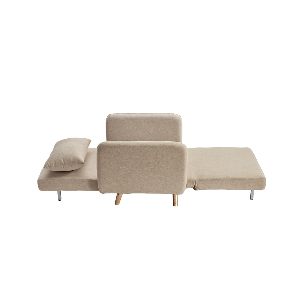 ESF Cardiff Beige Chair-Bed