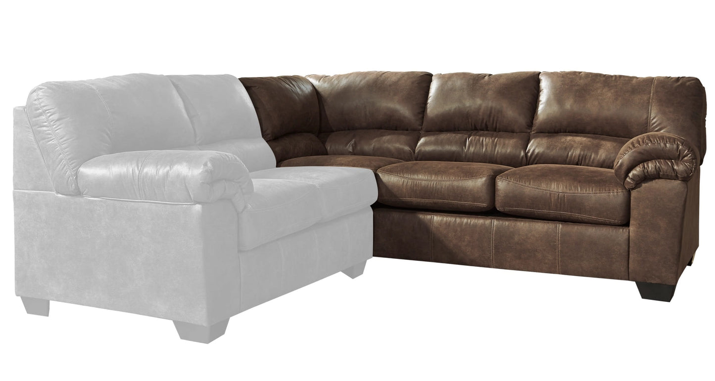 Ashley Furniture Bladen Contemporary Coffee 2pc Sectional With RAF Sofa