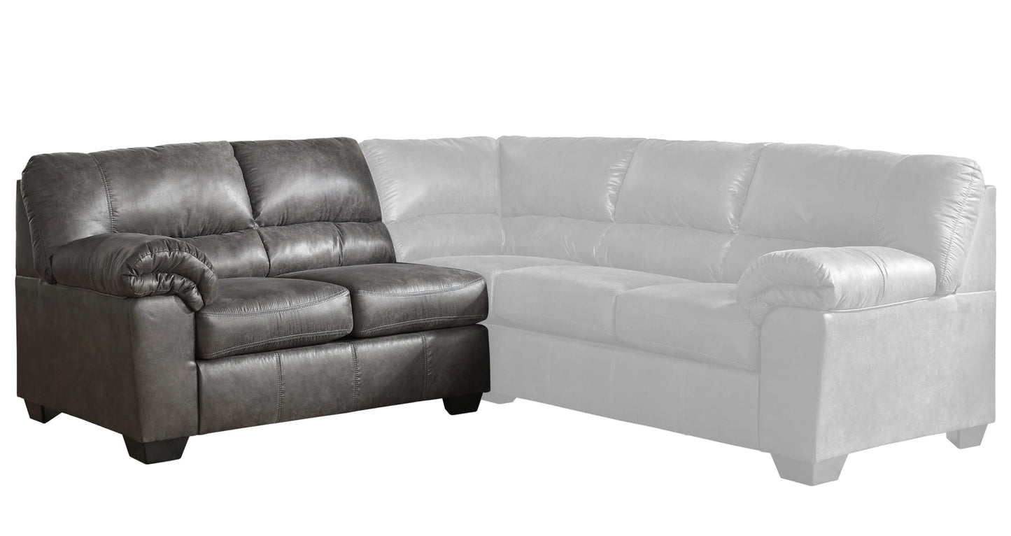 Ashley Furniture Bladen Contemporary Slate 2pc Sectional With RAF Sofa