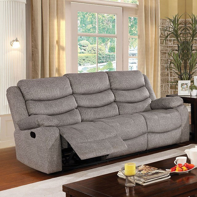 Furniture of America CASTLEFORD SOFA Split Back Cushions, Contoured Seats and Padded Arms