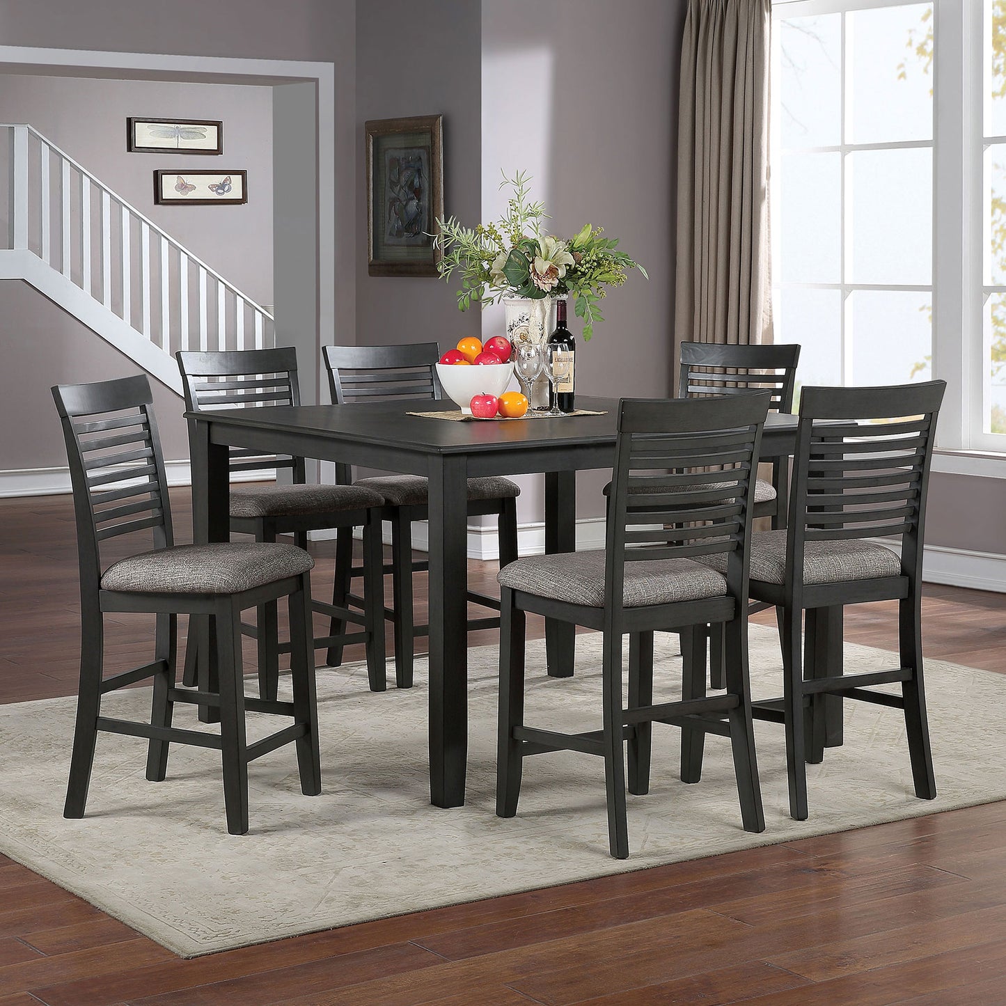 AMALIA 7 Pc. Counter Ht. Table Set image