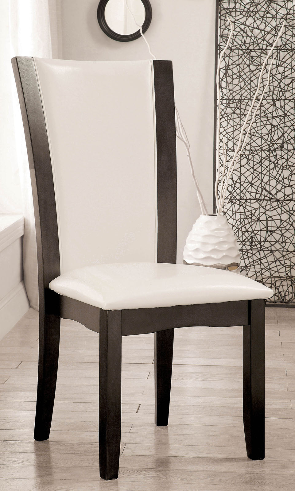 MANHATTAN I Gray/White Side Chair image