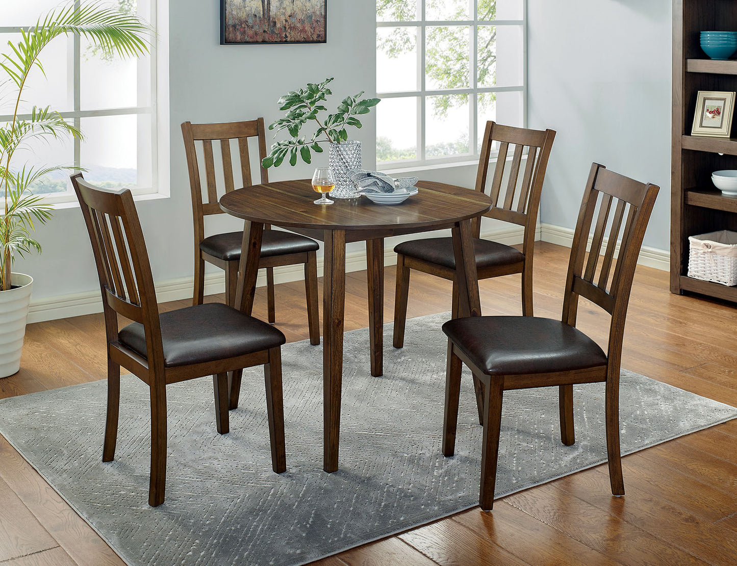 BLACKWOOD 5 Pc. Round Dining Table Set image