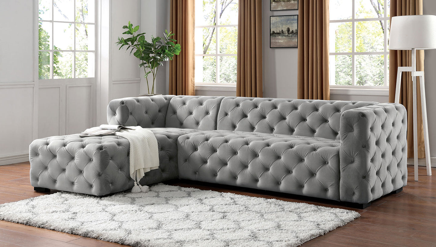 ZENAIDE Sectional, Light Gray image