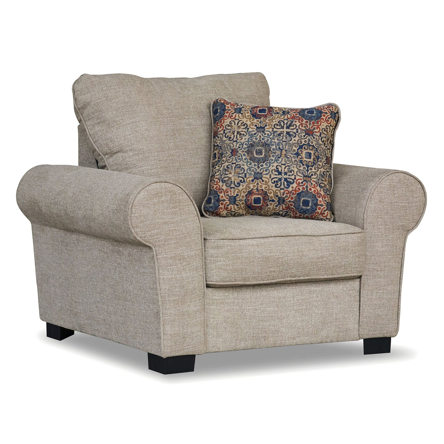 HENLEY Chair w/ Pillow, Beige image