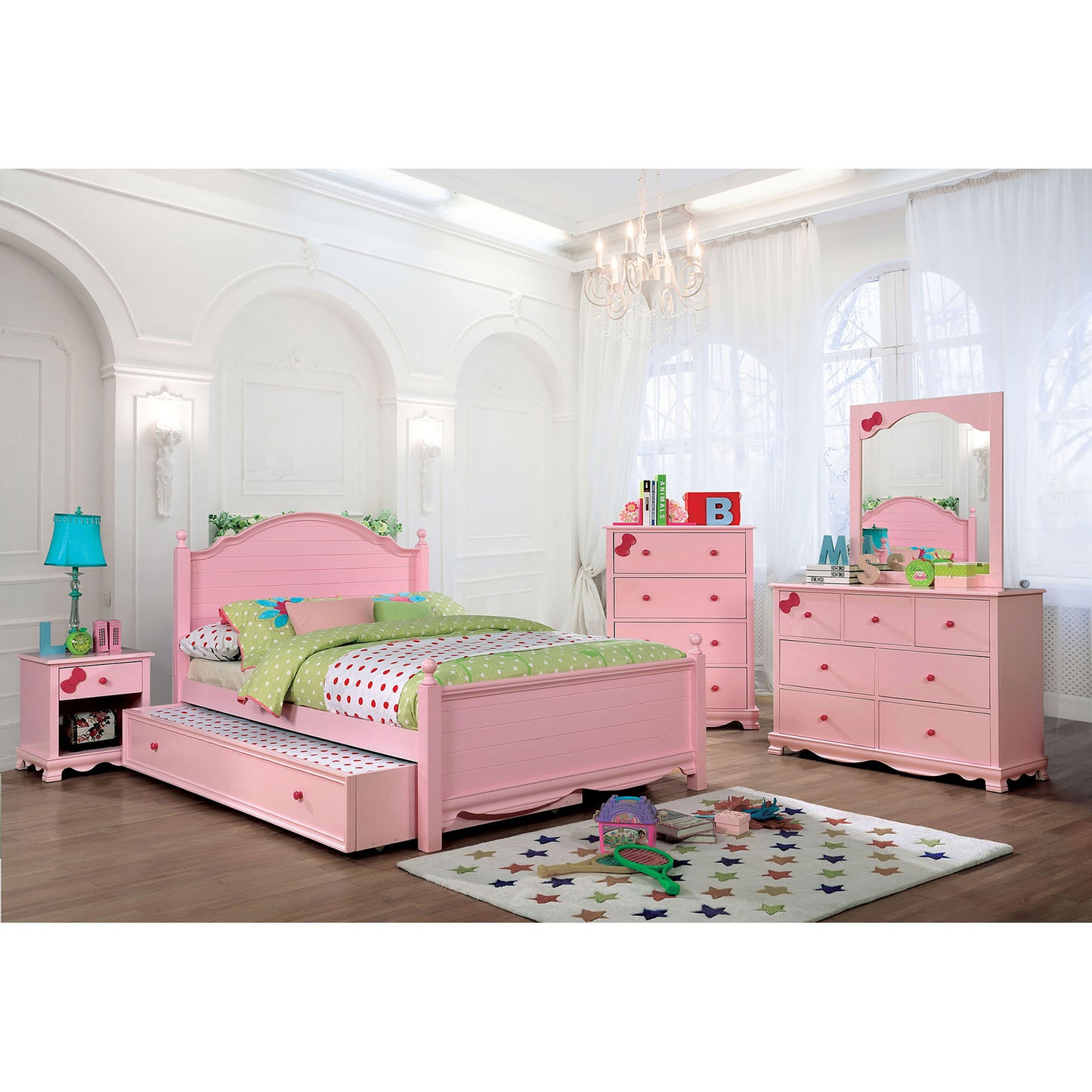 Dani Pink 4 Pc. Full Bedroom Set image