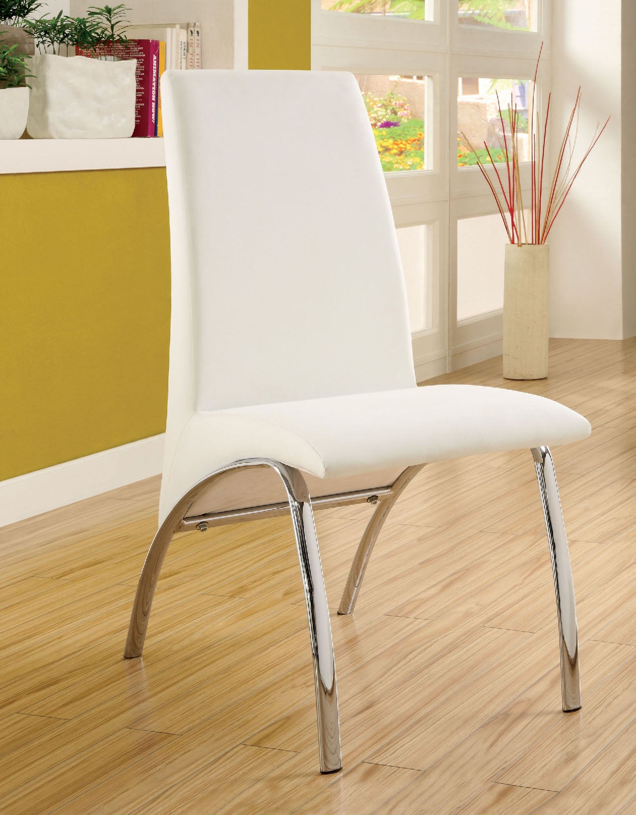 Glenview White Side Chair image