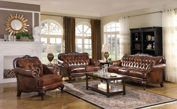 Coaster Furniture Victoria Tri Tone Sofa