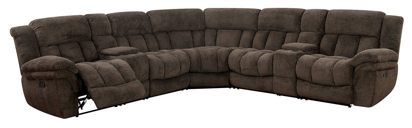 Furniture Of America Irene Brown Sectional