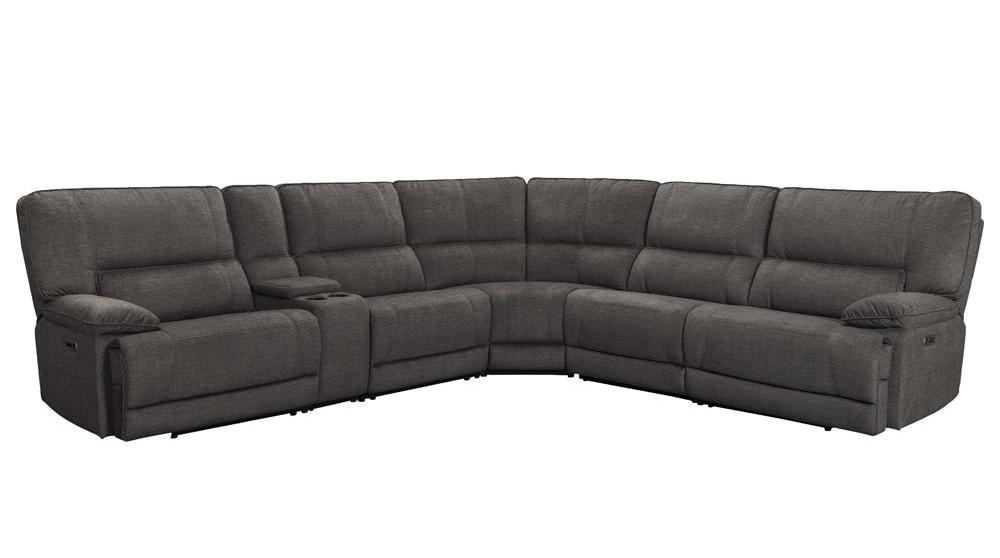 Parker House Marathon Titanium 6pc Modular Power Reclining Sectional