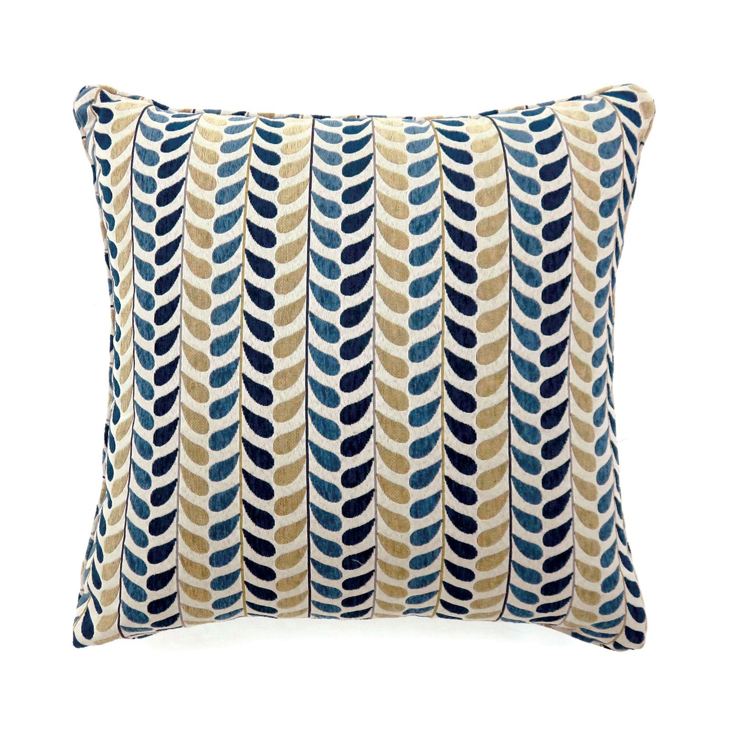 DROPP 18" X 18" Pillow, Blue & Yellow (2/CTN) image