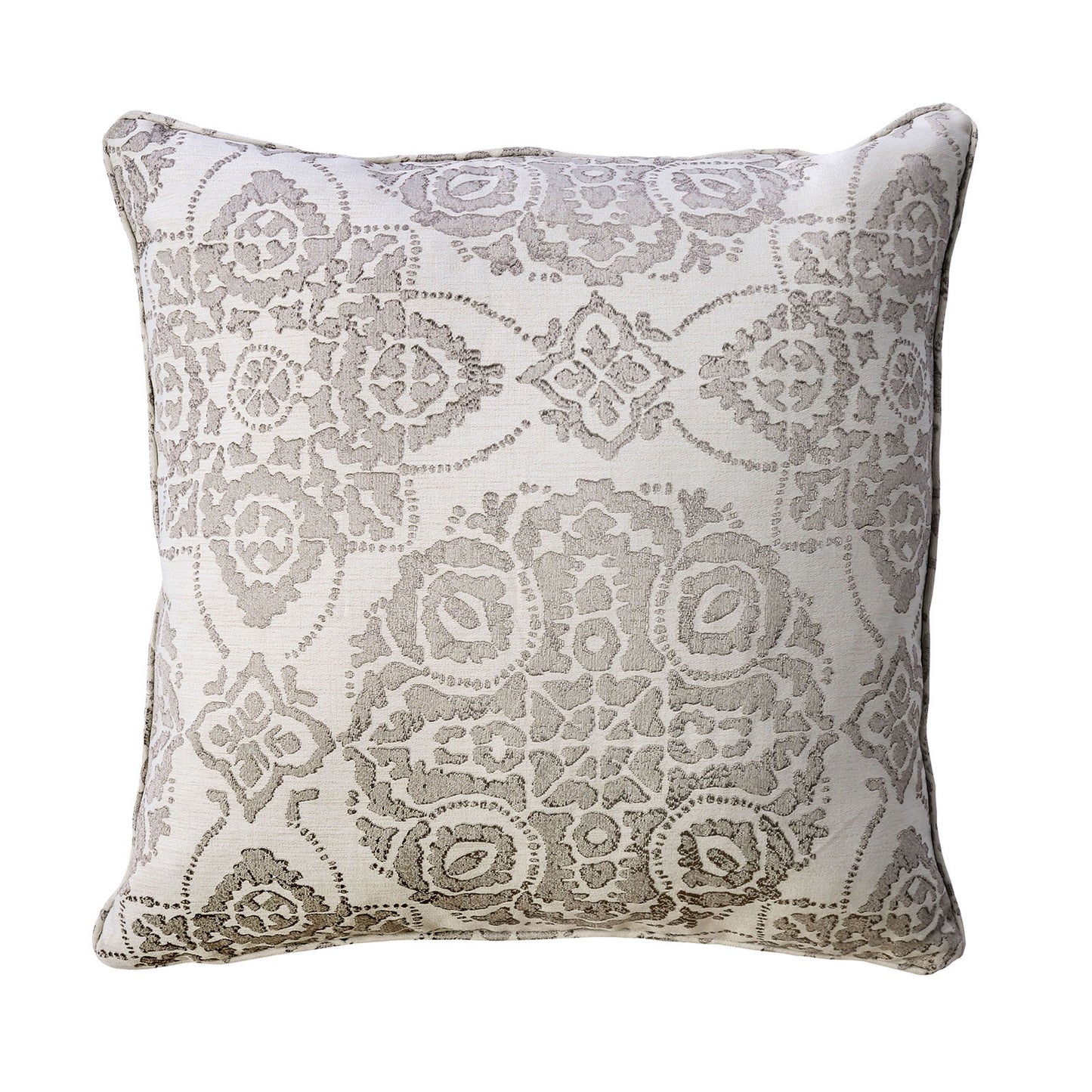 Joy Cream/Gray 20" X 20" Pillow, Cream & Gray (2/CTN) image