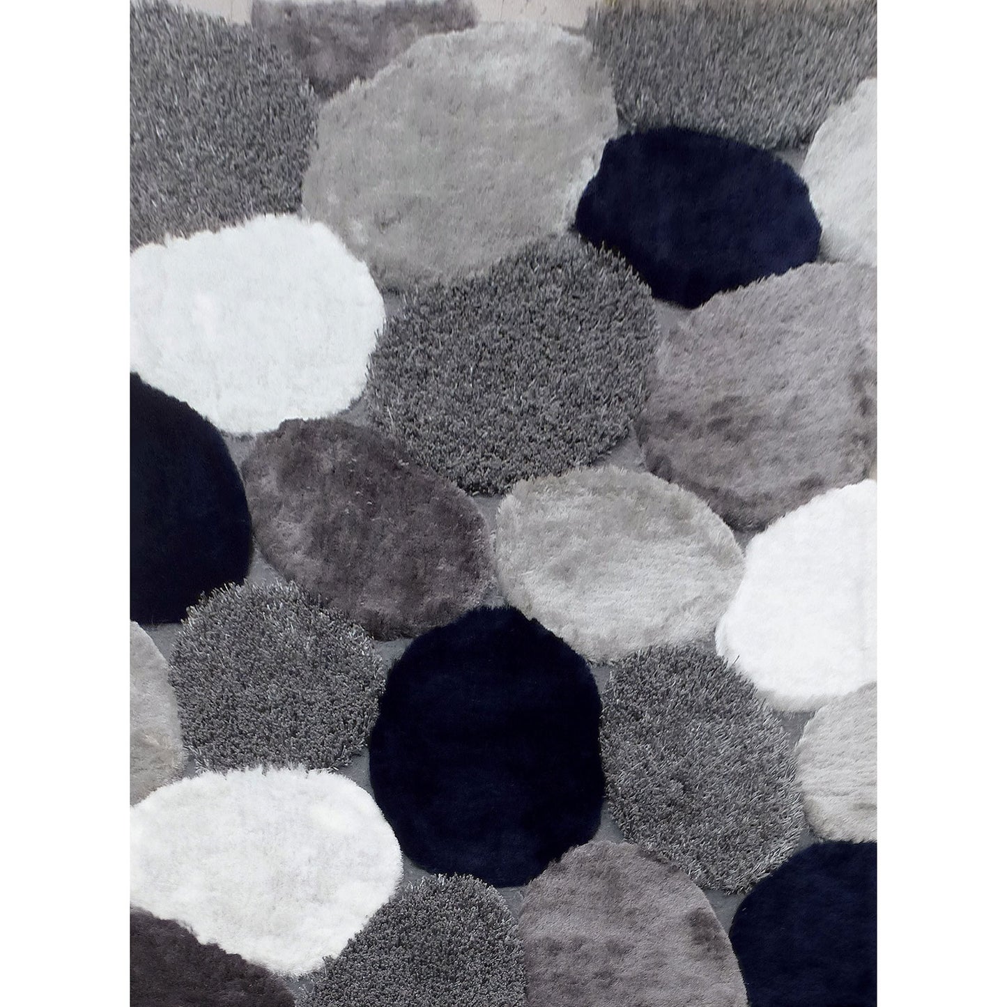 Vancouver Gray/Navy 5' X 7' Area Rug image