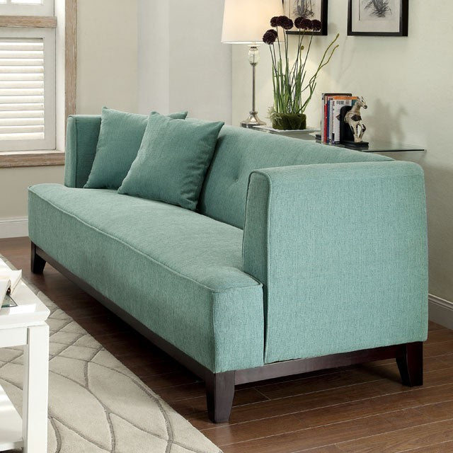 Furniture of America SOFIA LOVE SEAT Transitional Style & T-Cushion Seating Pillows Included