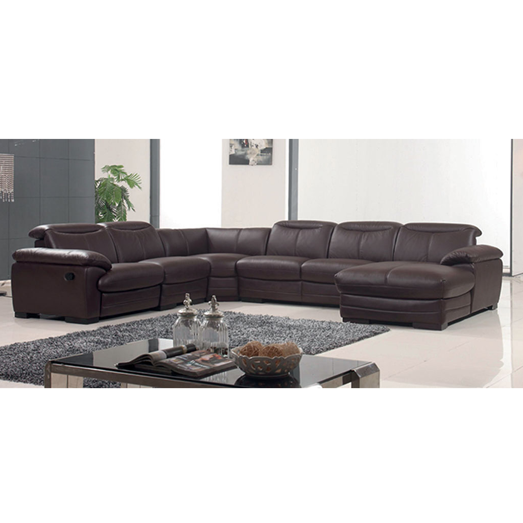 ESF 2146 Sectional with 1 Manual Recliner