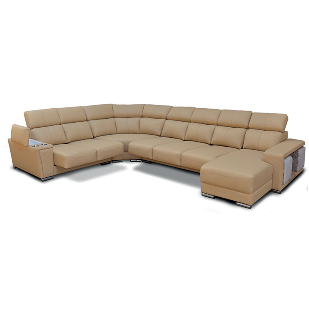 ESF 8312 Sectional with Sliding Seats
