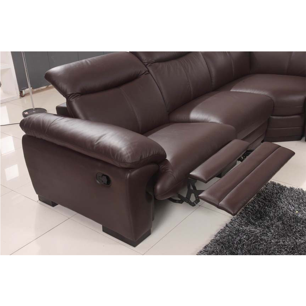 ESF 2146 Sectional with 1 Manual Recliner